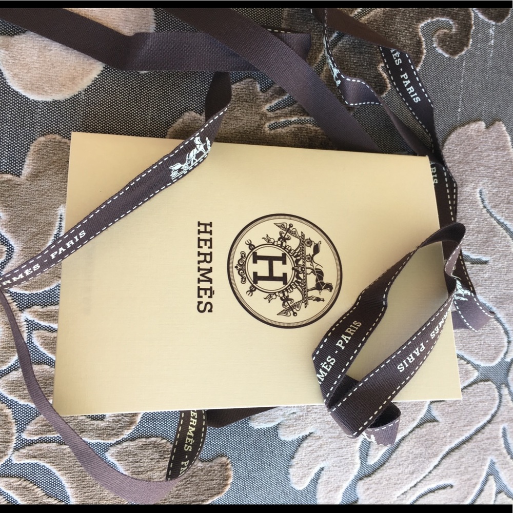 Receipt card and ribbon.